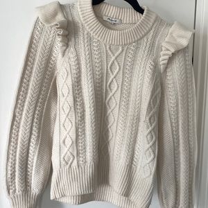 Madewell sweater with detail!